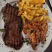 Bistecca con Scampi